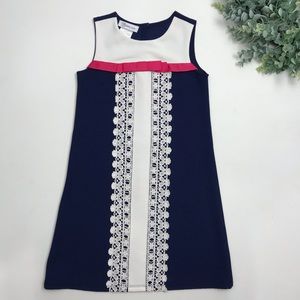 Bonnie Jean | Navy Sleeveless Dress